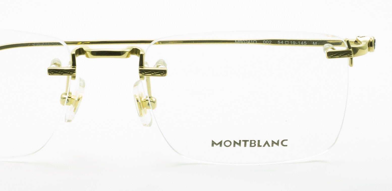 MONT BLANC MB0241O 002 54mm Eyewear FRAMES RX Optical Glasses - New BNIB Italy