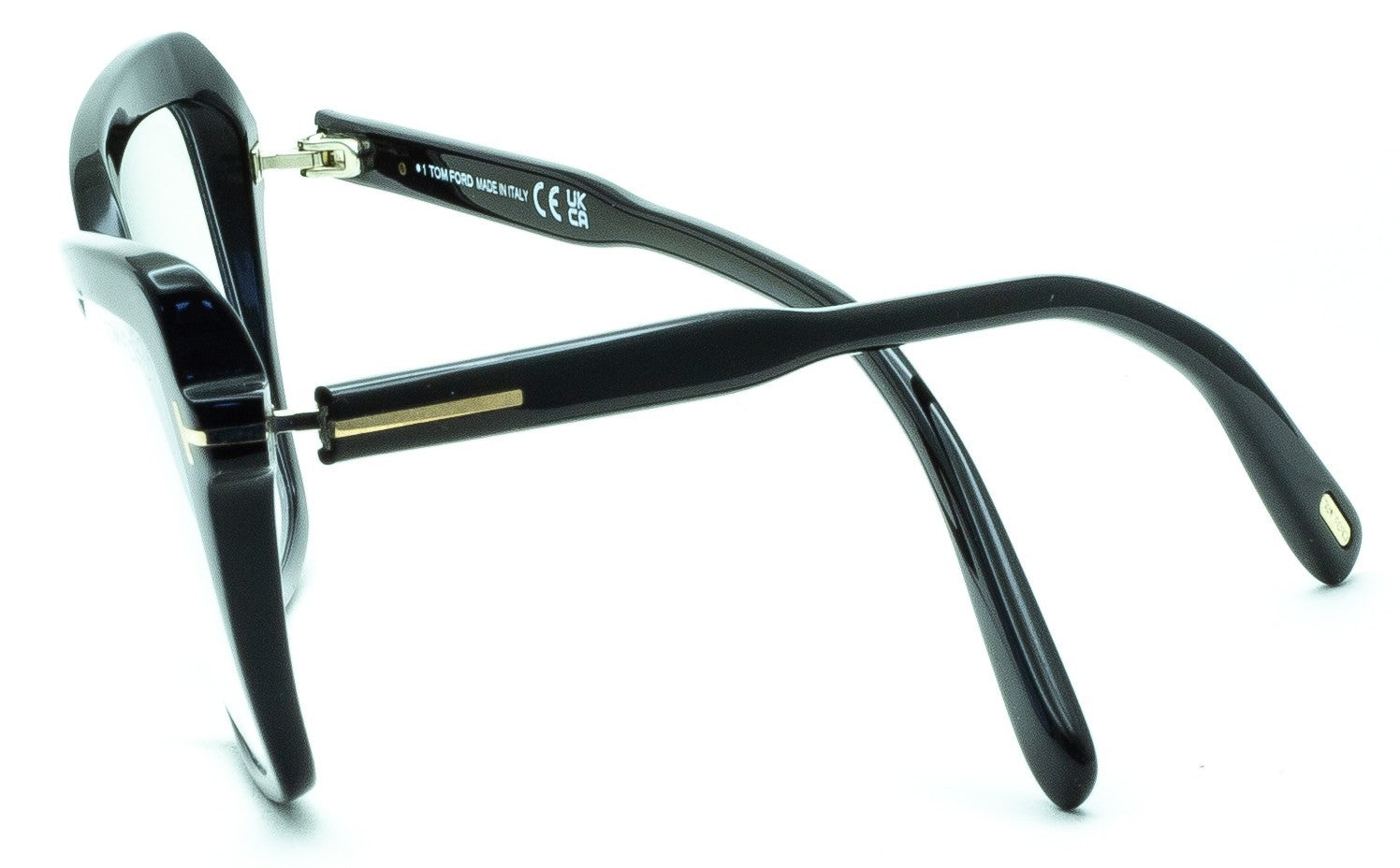 TOM FORD TF5948-B 001 55mm Blue Block Glasses Frames Eyewear RX - New BNIB Italy