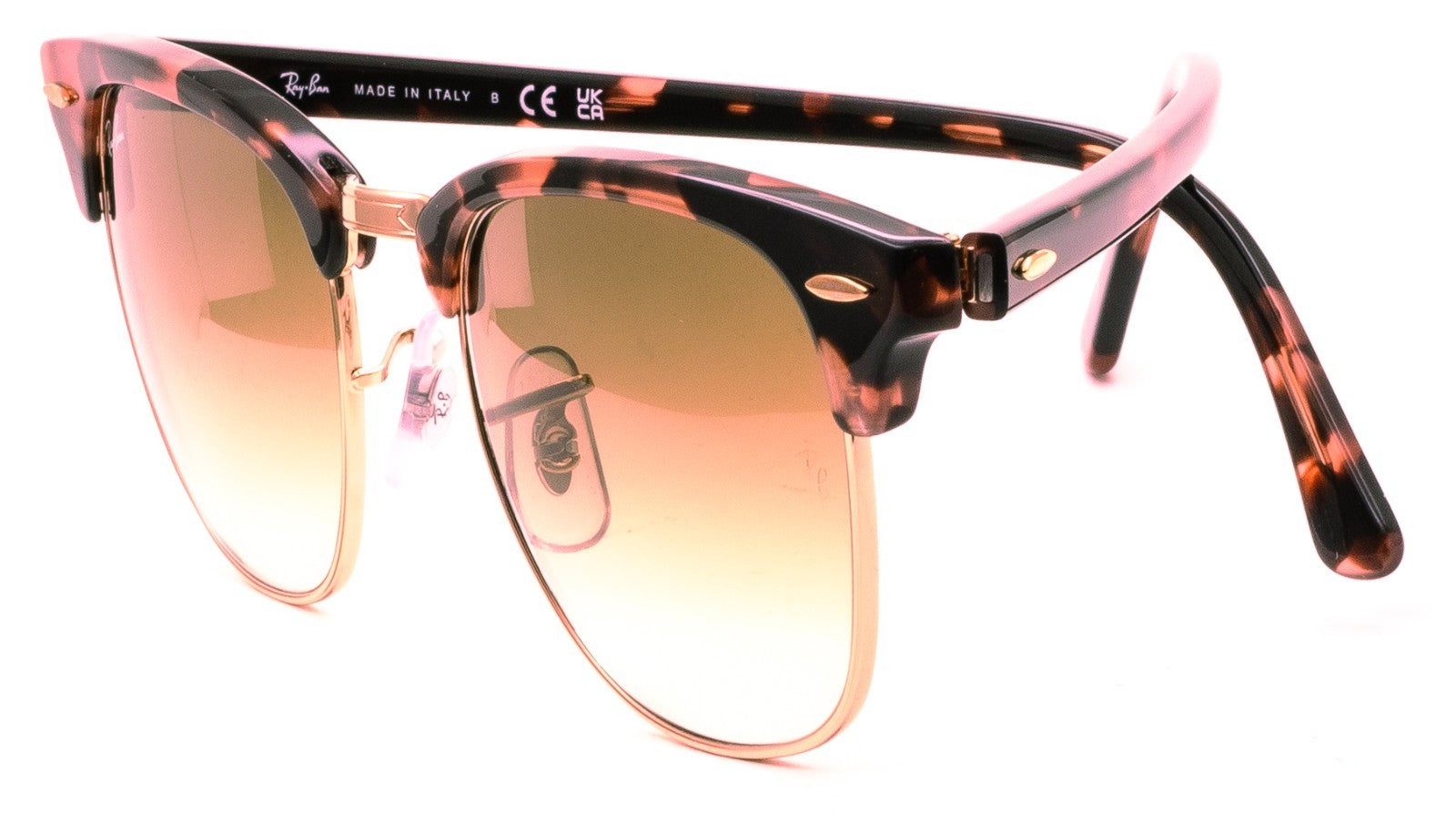 RAYBAN RB 3016 1337/51 CLUBMASTER 2N 51mm Sunglasses Shades Frames BNIB - Italy