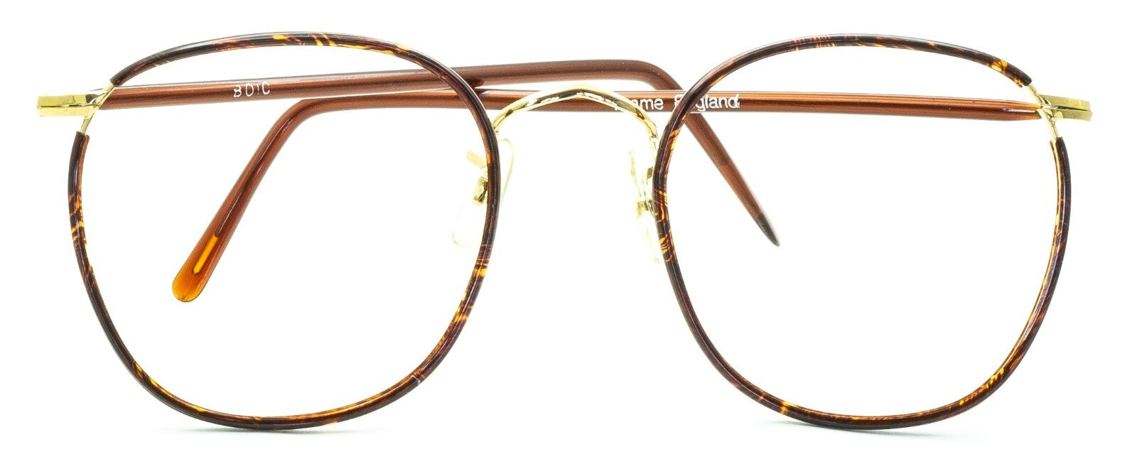 B.O.I.C.(SAVILE ROW) Quadra Gold 52x22mm Frames RX Optical Eyeglasses GlassesNOS