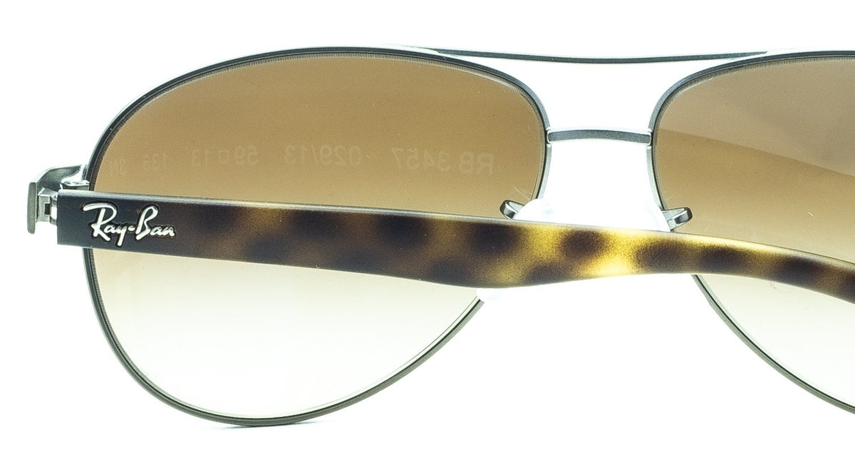 RAYBAN RB 3457 029/13 3N Aviator 59mm Sunglasses Shades Frames - New BNIB Italy