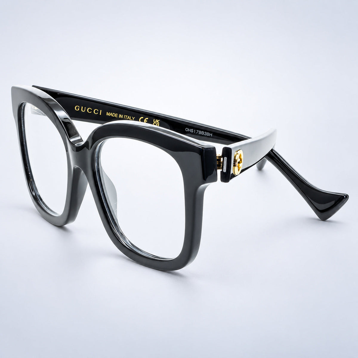 GUCCI GG 1258O 004 53mm Eyewear FRAMES Glasses RX Optical Eyeglasses New - Italy
