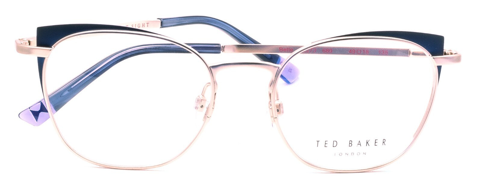 TED BAKER 2273 689 Bette 49mm Eyewear FRAMES Glasses Eyeglasses RX Optical - New