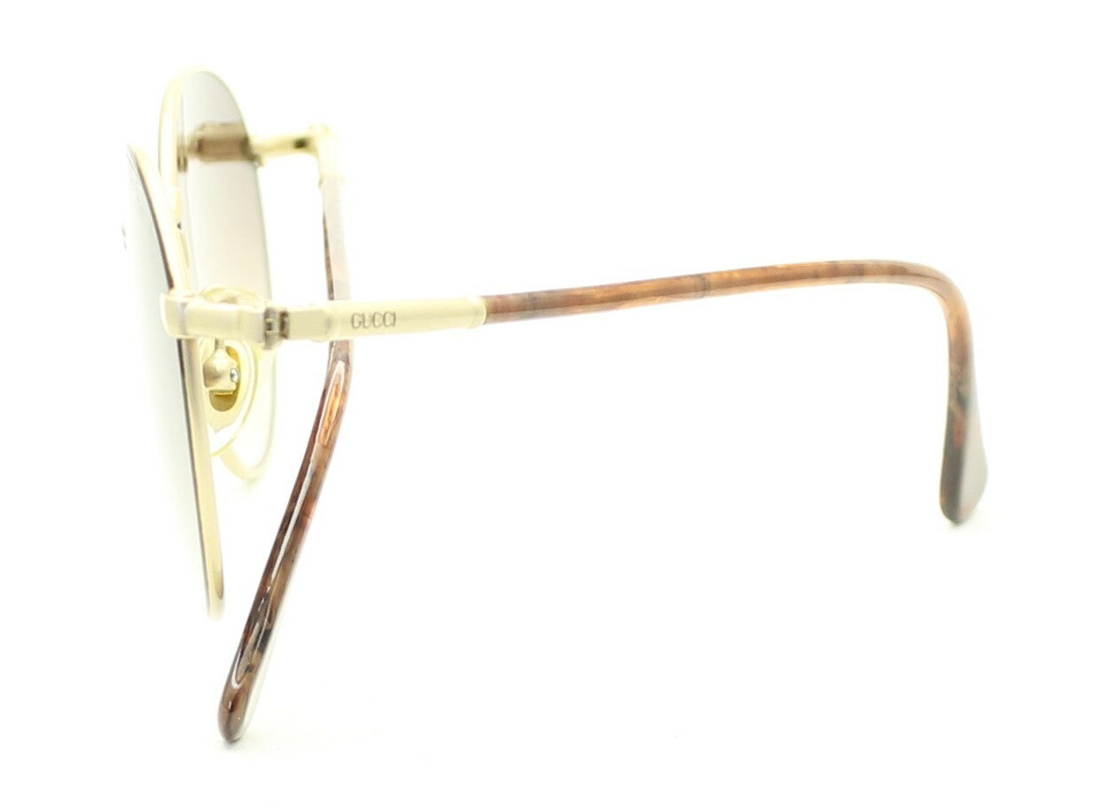 GUCCI GG 1353 VS2 BRN 50mm Vintage Sunglasses Shades Eyewear FRAMES New - Italy