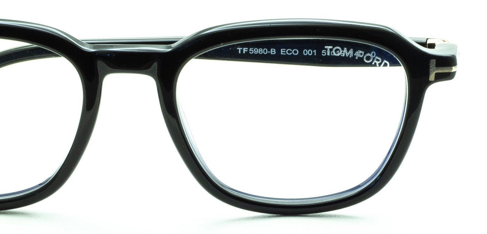 TOM FORD TF 5980-B ECO 001 51mm RX Optical Glasses Frames Eyewear BNIB - Italy