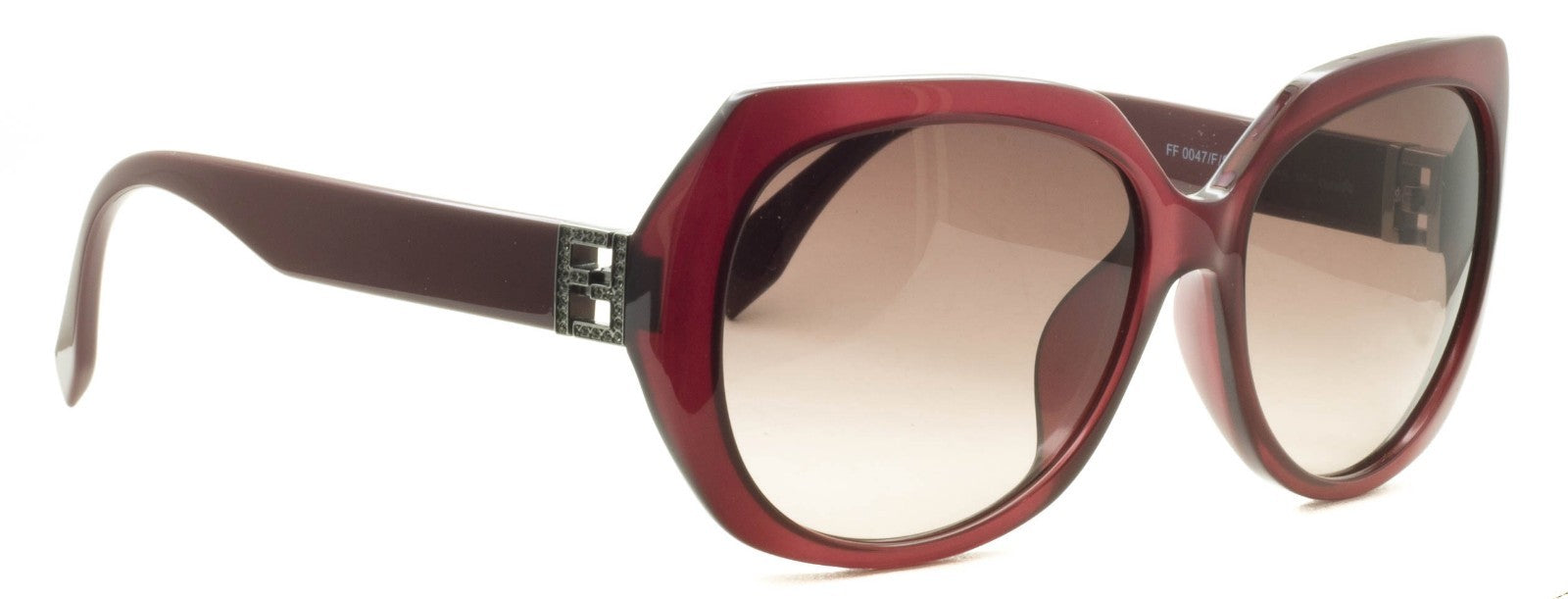 FENDI FF 0047/F/S MKGD8 Sunglasses Ladies Shades Burgundy BNIB Brand New - ITALY