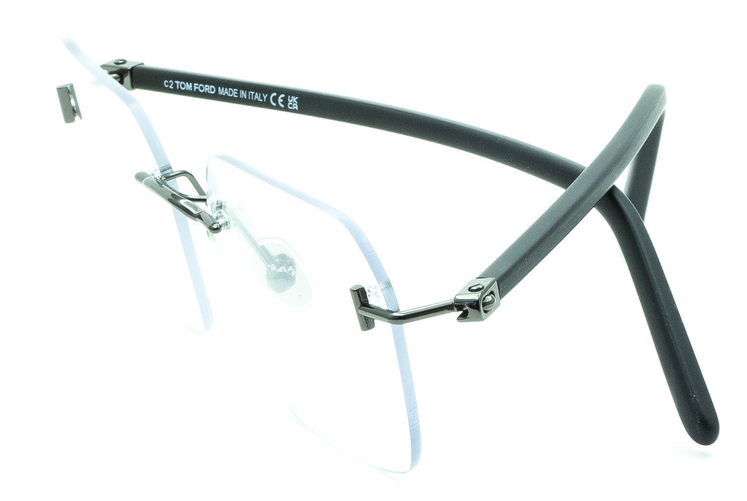 TOM FORD TF5934-B 012 54mm Blue Block Glasses Frames Eyewear RX - New BNIB Italy