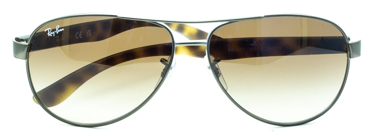 RAYBAN RB 3457 029/13 3N Aviator 59mm Sunglasses Shades Frames - New BNIB Italy