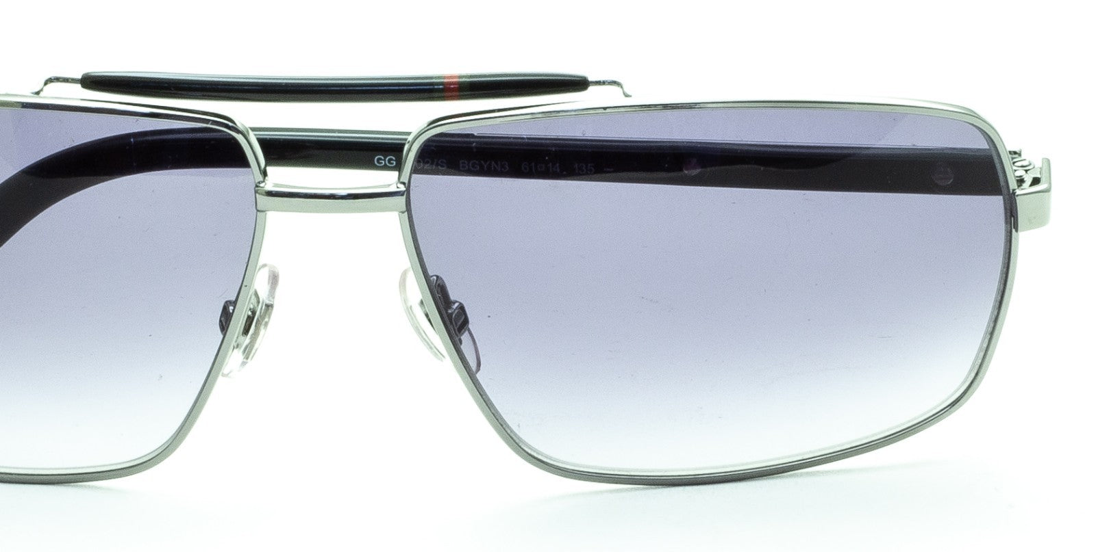 GUCCI GG 2202/S BGYN3 61mm Vintage Sunglasses Shades Eyewear FRAMES New - Italy