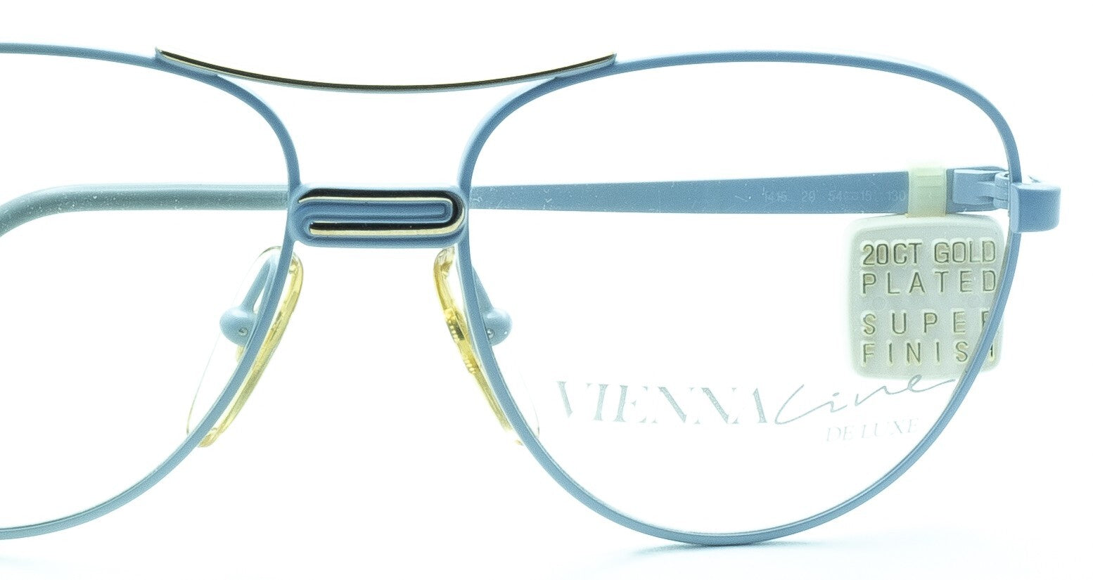 VIENNA LINE De Luxe 1415 20 54mm Vintage RX Optical Eyewear FRAMES New NOS Italy