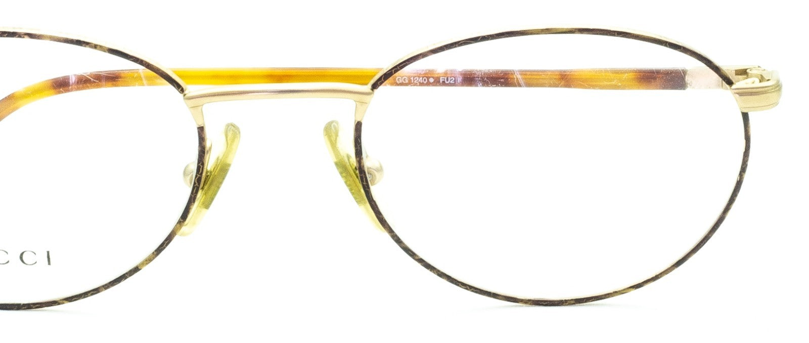 GUCCI GG 1240 FU2 53mm Eyewear FRAMES RX Optical Glasses Eyeglasses Italy - New