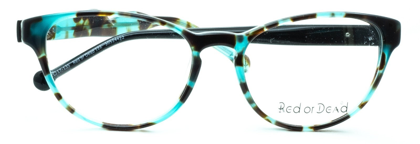 Red or Dead 122 30524422 52mm FRAMES Glasses RX Optical Eyewear Eyeglasses - New