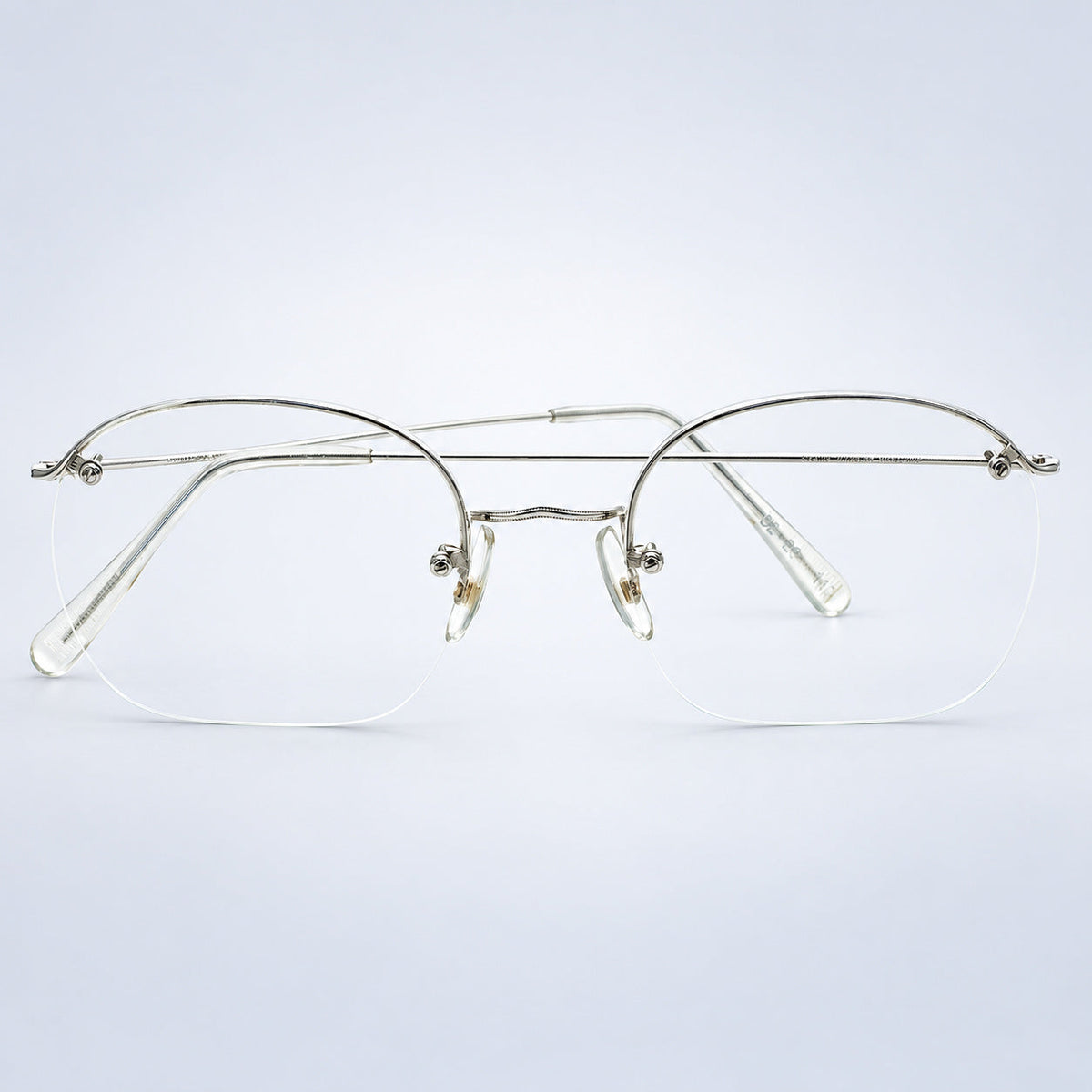 SAVILE ROW ENGLAND Rimway Rhodium 50x20mm Eyewear FRAMES RX Optical - New NOS