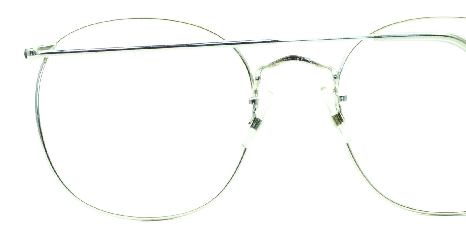 ALGHA (SAVILE ROW) 14KT GF Rhodium Quadra 53x20mm FRAMES RX Optical Glasses New