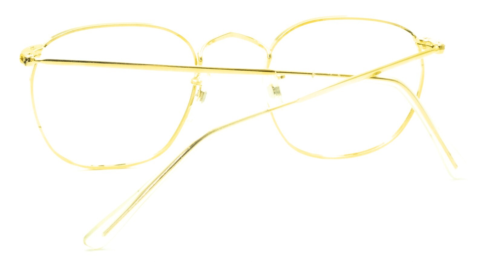 B.O.I.C. (SAVILE ROW) ENGLAND Fairway Gold 47x20mm PANTO Quadra RX Optical NOS