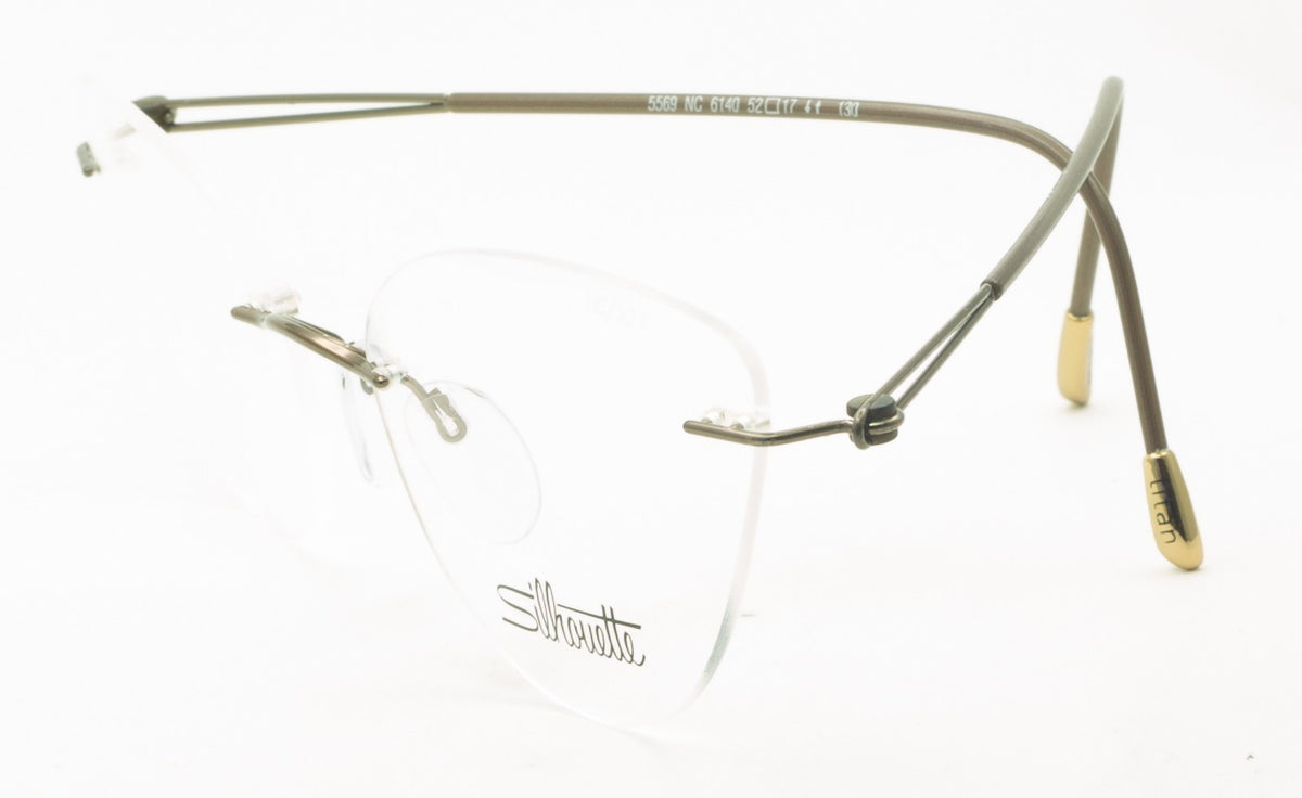 SILHOUETTE 5569 NC 6140 52mm Lite Spirit FRAMES RX Optical Glasses - New Austria