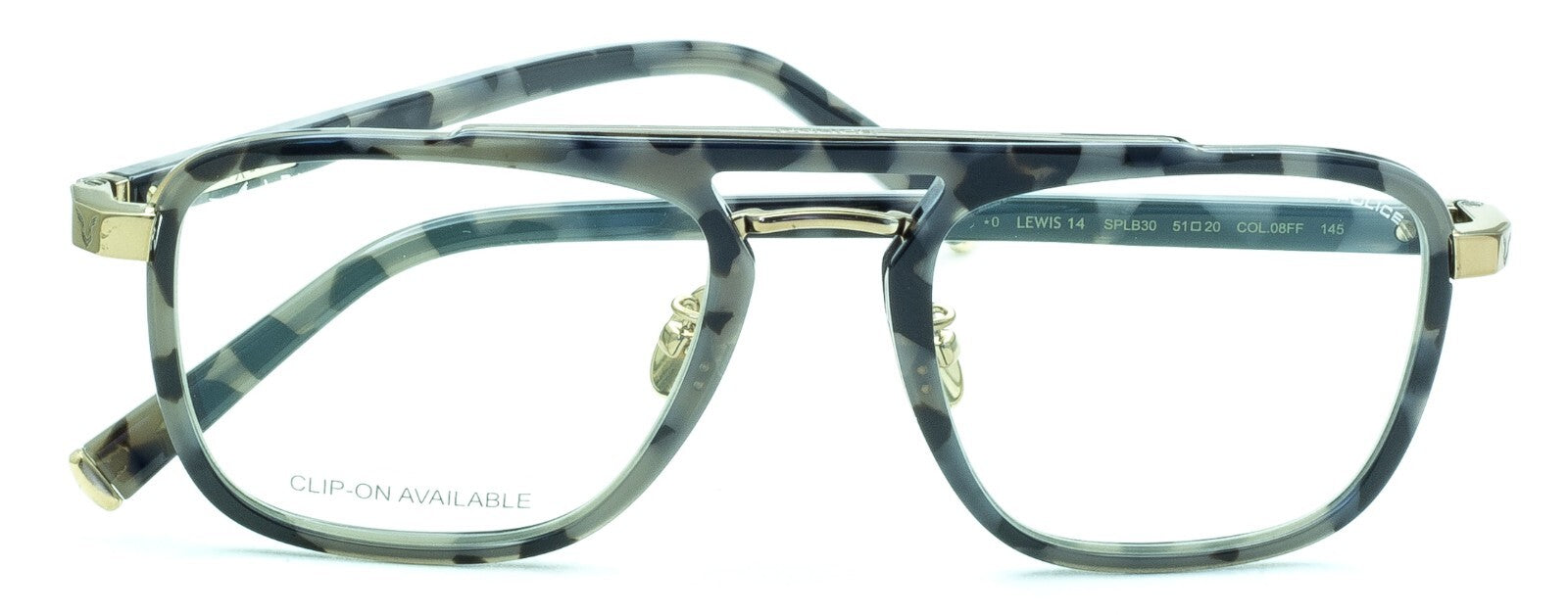 POLICE LEWIS 14 SPLB30 COL. 08FF 51mm Eyewear FRAMES RX Optical Eyeglasses - New