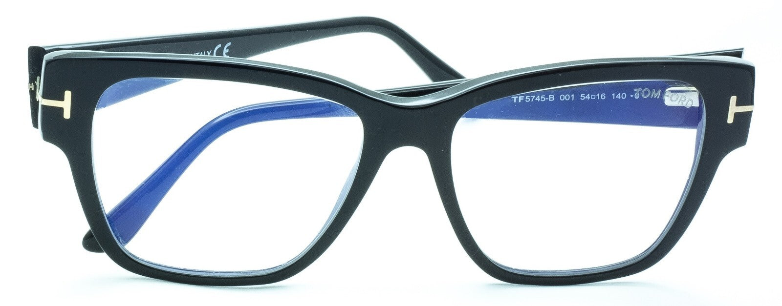 TOM FORD TF 5745-B 001 Eyewear FRAMES RX Optical Eyeglasses Glasses Italy - New