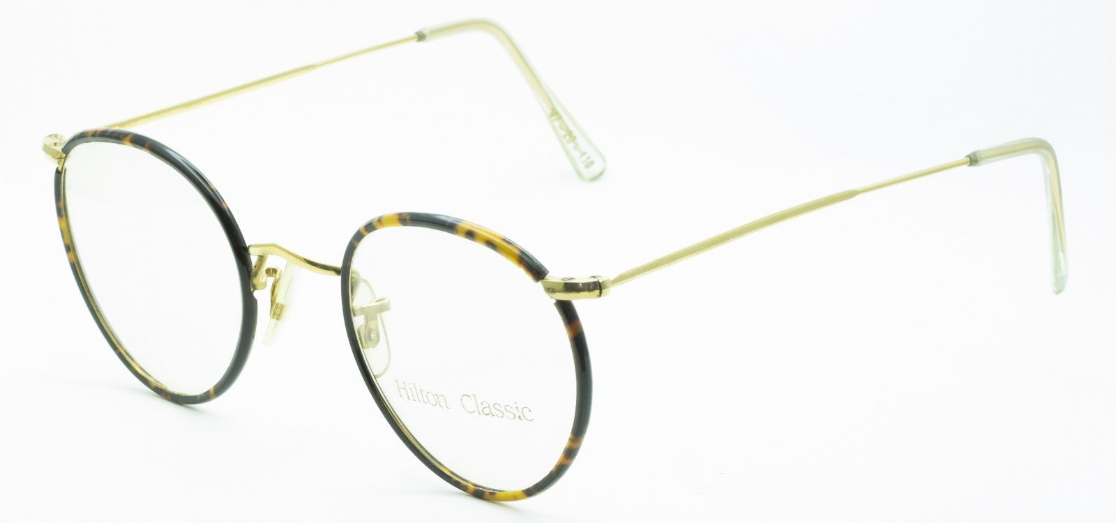 HILTON CLASSIC 1 (SAVILE ROW) Panto Tortoise 47x20mm Eyewear RX Optical - NOS