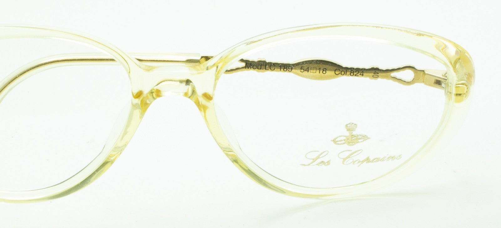 LES COPAINS LC189 824 54mm Vintage Glasses RX Optical Eyewear - New NOS Italy