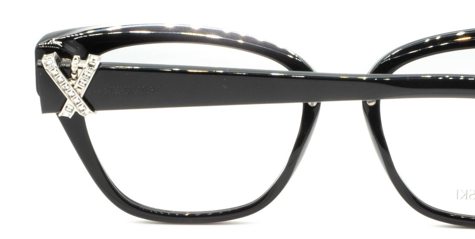 SWAROVSKI SK 5251 001 52mm Eyewear FRAMES RX Optical Glasses Eyeglasses BNIB New