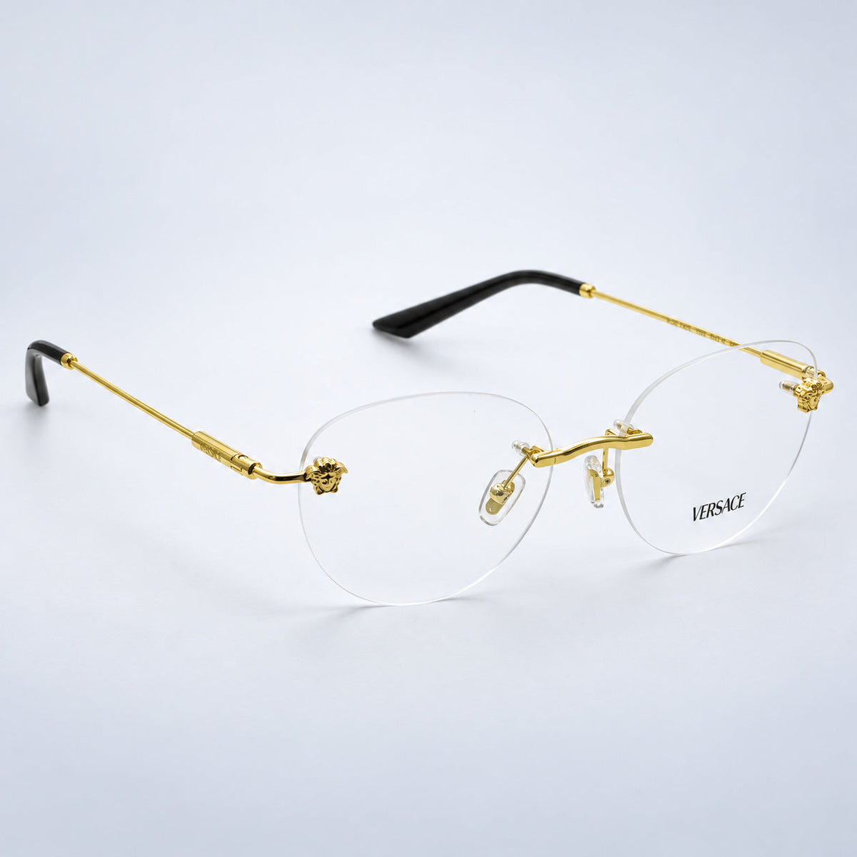 VERSACE MOD 1305 1002 55mm Eyewear FRAMES RX Optical Eyeglasses New - Italy