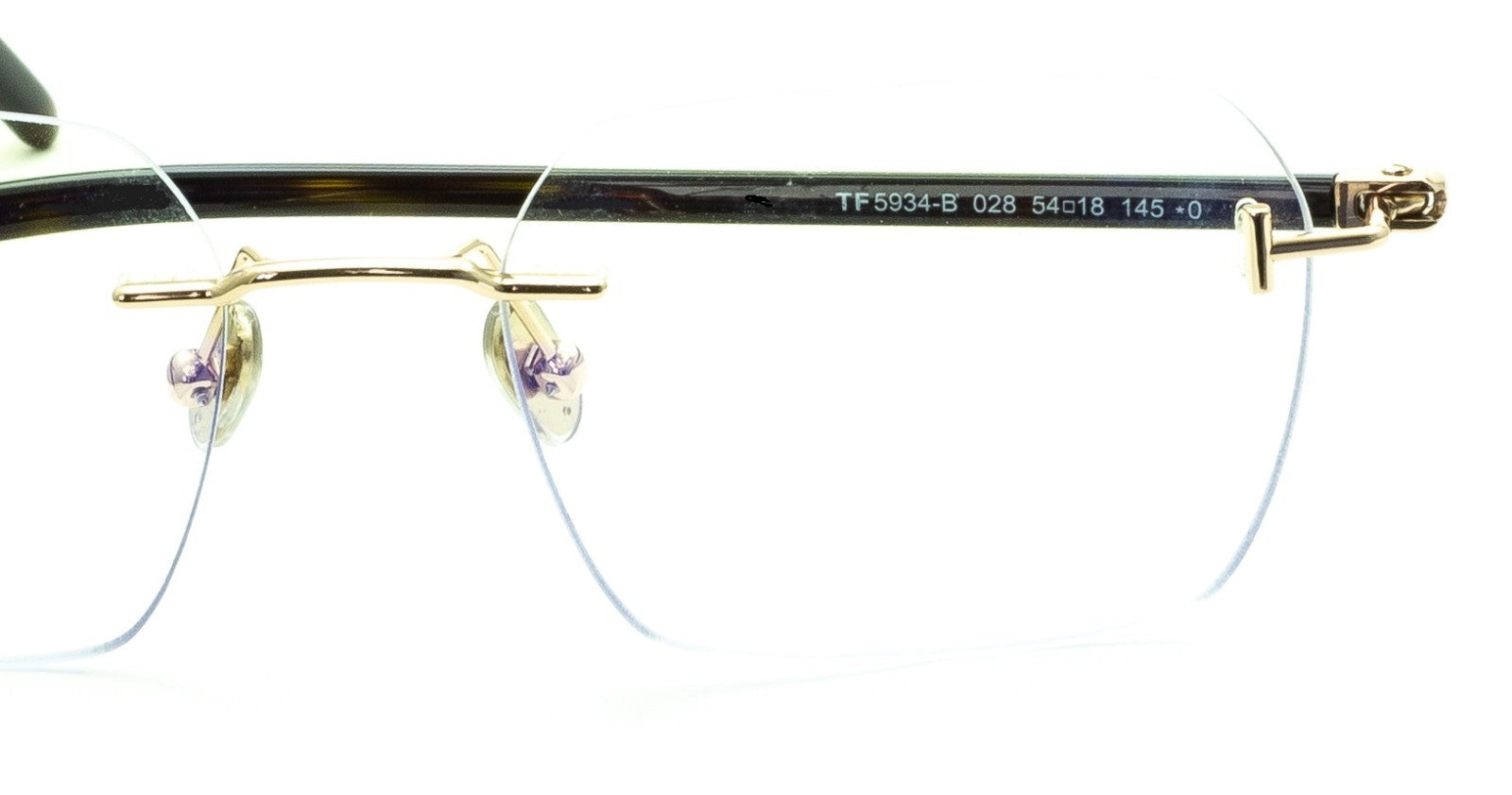 TOM FORD TF5934-B 028 54mm Blue Block Glasses Frames Eyewear RX - New BNIB Italy