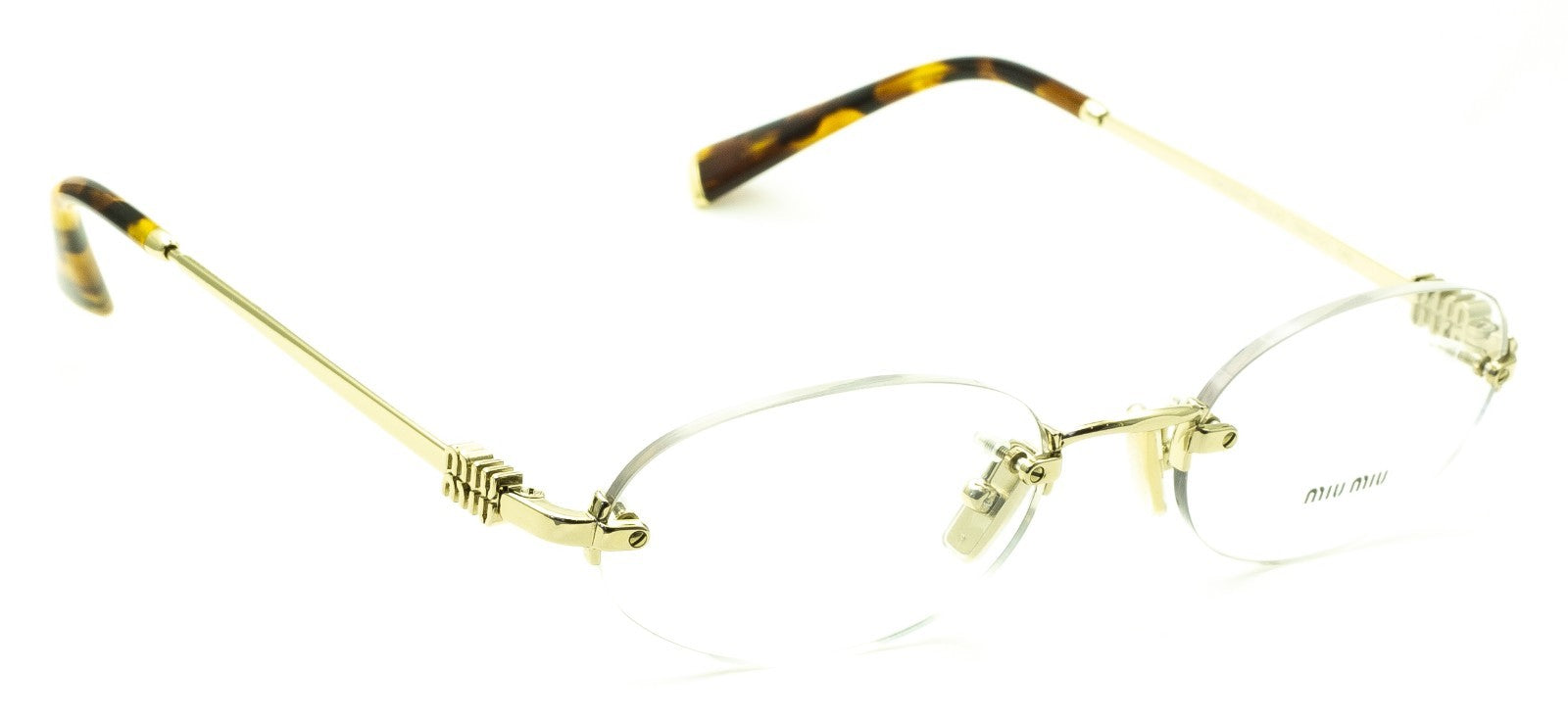 MIU MIU VMU 53W ZVN-1O1 53mm Eyewear FRAMES RX Optical Eyeglasses Glasses- Italy