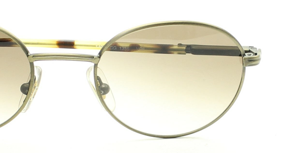GUCCI GG 1356 VR6 BRN 50mm Vintage Sunglasses Shades Eyewear FRAMES New - Italy