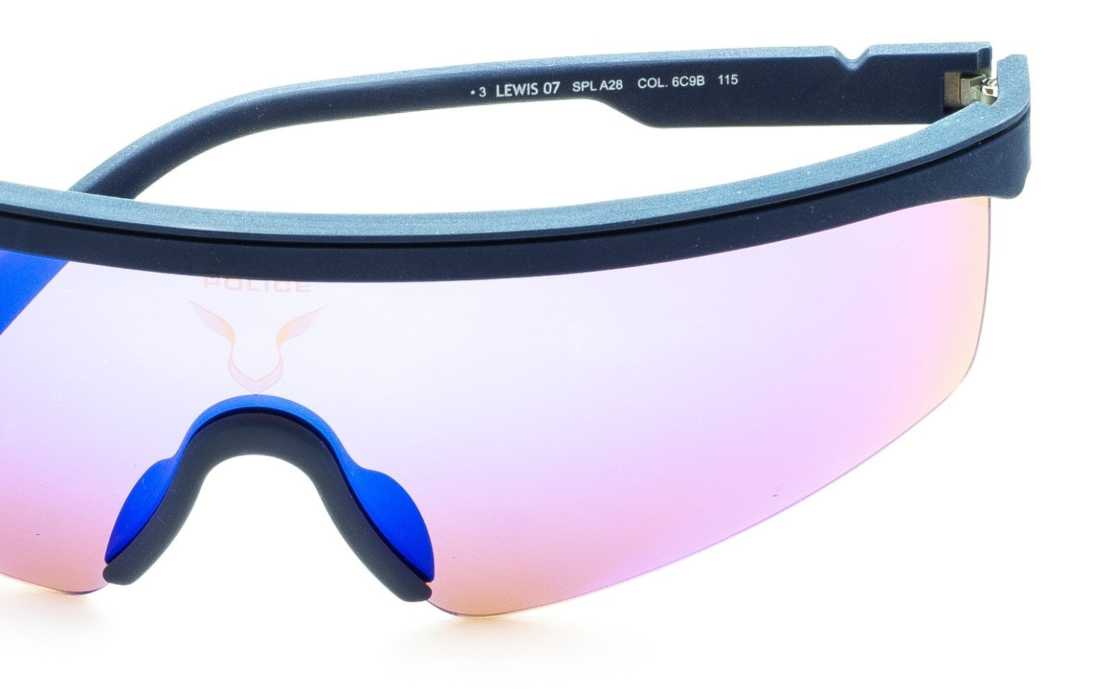 POLICE LEWIS 07 SPLA28 COL. 6C9B 99mm Sunglasses Shades Frames - New BNIB Italy
