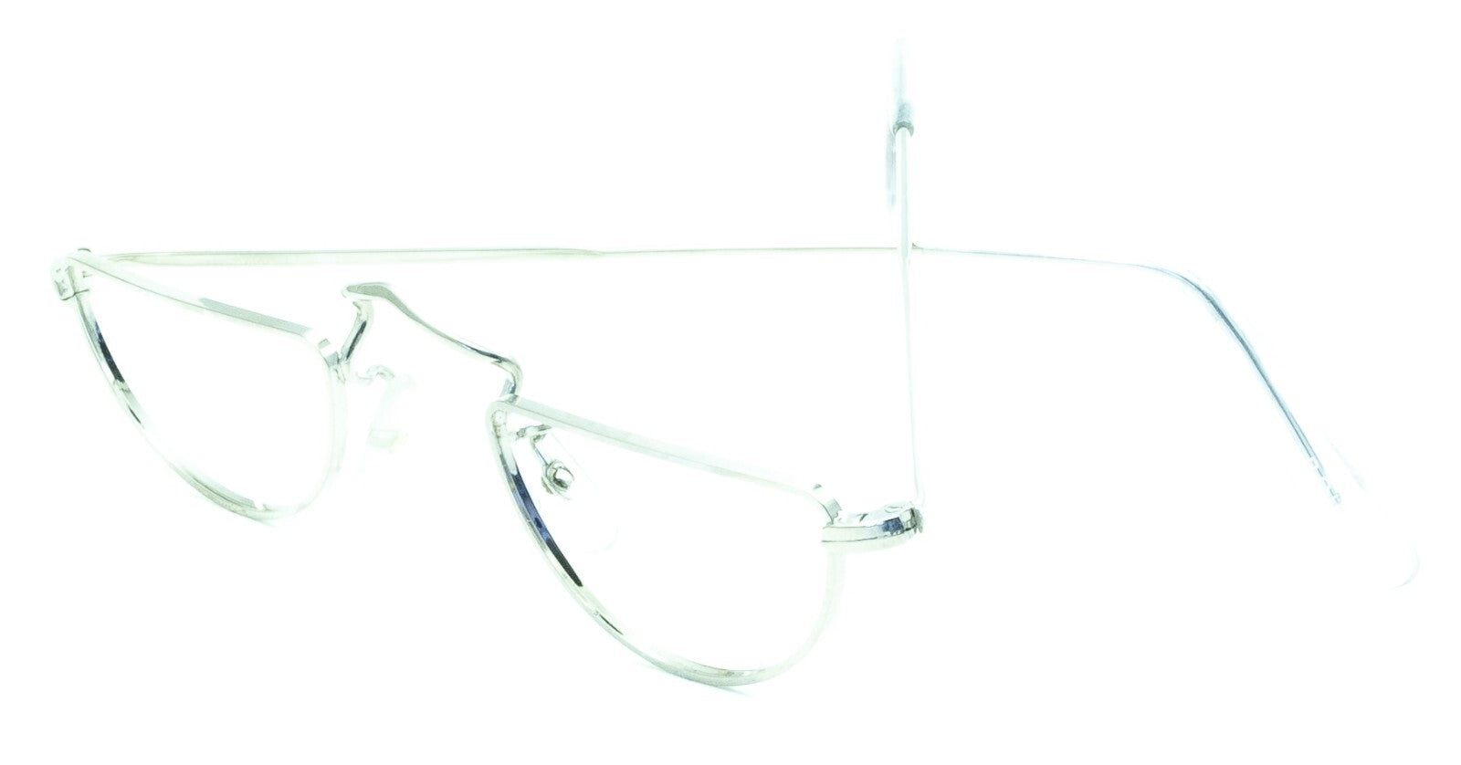 B.O.I.C. London Line 10KT GF Rhodium Half Eye 42x22mm FRAMES RX Optical Glasses