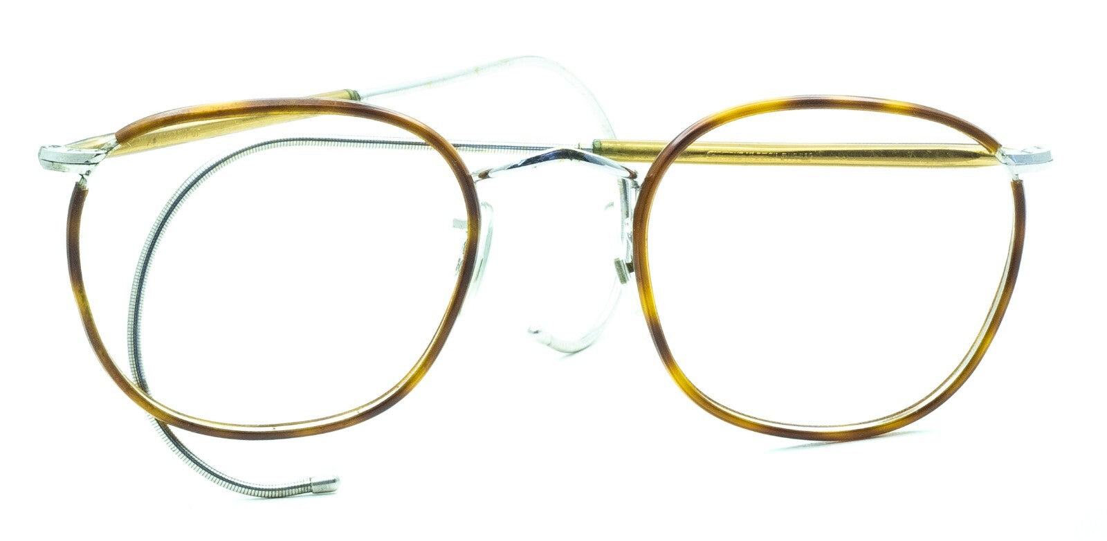 ALGHA (SAVILE ROW) Quadra Rhodium Blond 48x22mm Frames RX Optical Glasses - New