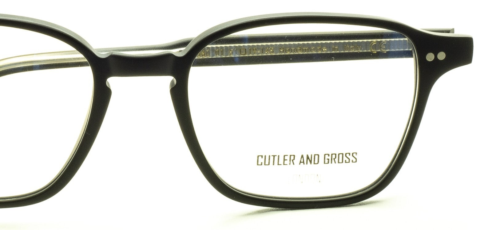 CUTLER & GROSS London CGOP 1360 C:01 51mm Eyewear FRAMES RX Optical Glasses -New