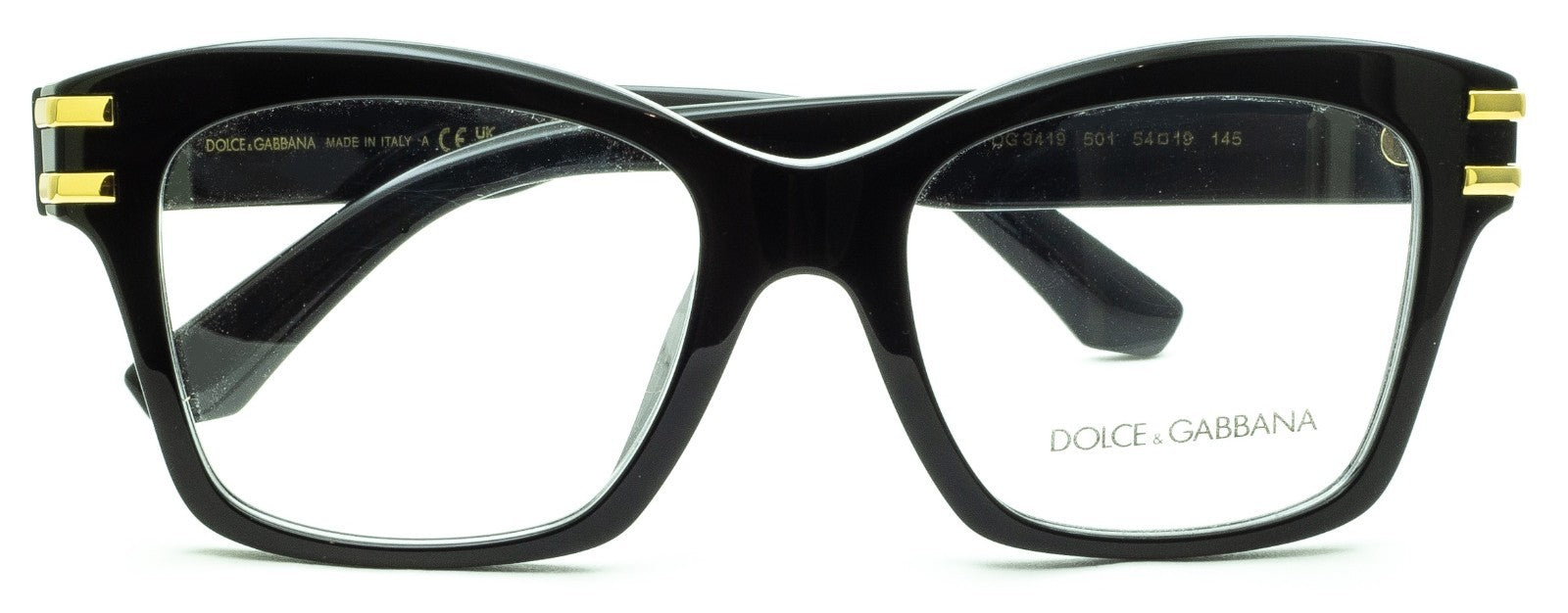 Dolce & Gabbana DG 3419 501 54mm Eyeglasses RX Optical Glasses Frames New Italy