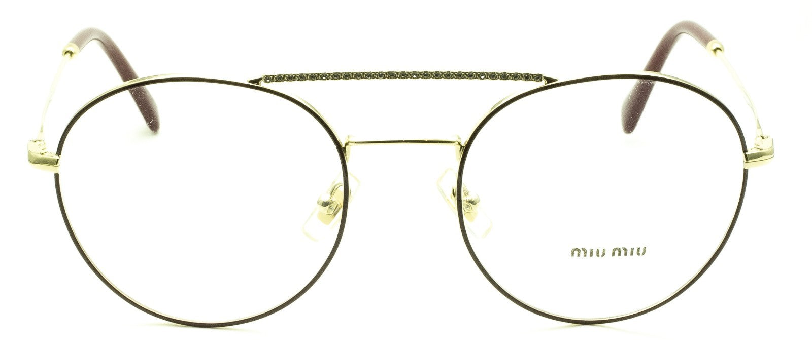 MIU MIU VMU 51R R1J-1O1 52mm Eyewear FRAMES RX Optical Eyeglasses Glasses- Italy