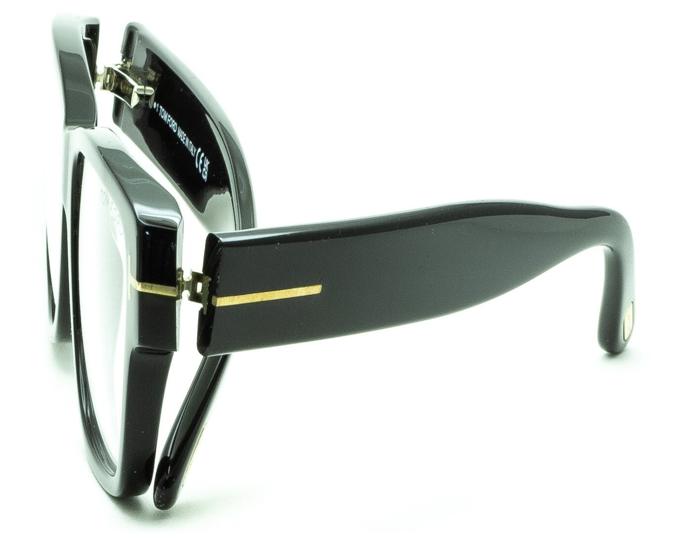 TOM FORD TF5878-B 001 55mm Blue Block Glasses Frames Eyewear RX - New BNIB Italy