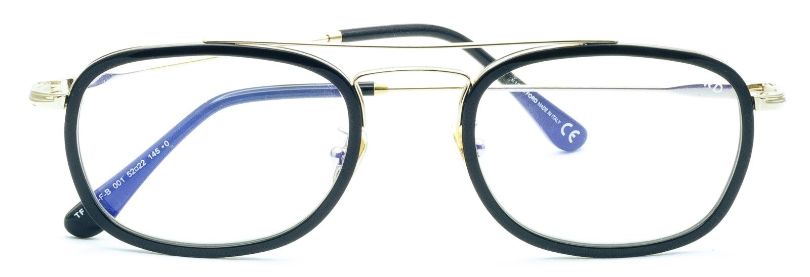 TOM FORD TF5677-F-B 001 52mm Blue Block Glasses Frames Eyewear RX - New Italy