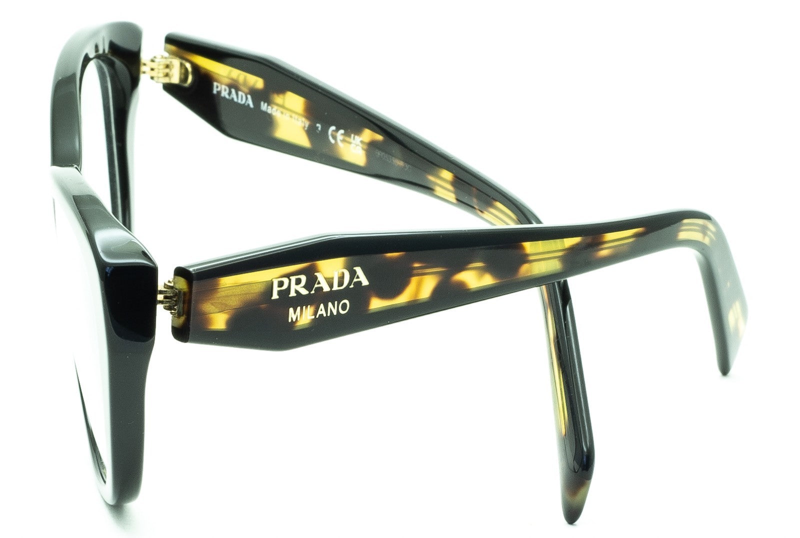PRADA VPR 19W 1AB-1O1 53mm Eyewear FRAMES RX Optical Eyeglasses Glasses - Italy