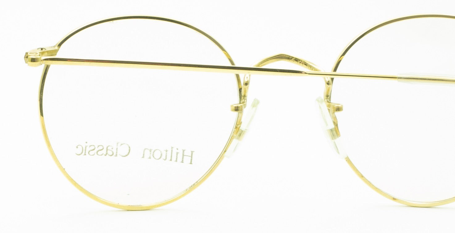 Hilton Classic 1 (SAVILE ROW) Panto Gold 47x20mm FRAMES RX Optical Glasses - NOS