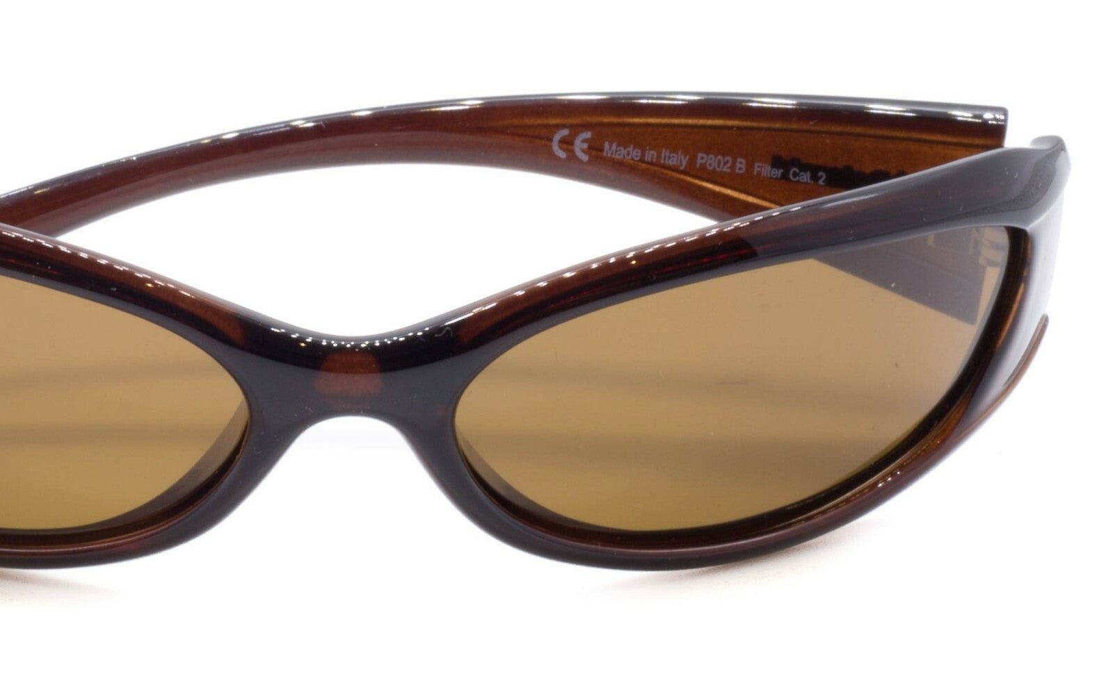 POLAROID P802 B Filter Cat. 2 60mm Sunglasses Shades Glasses Frames Italy - New