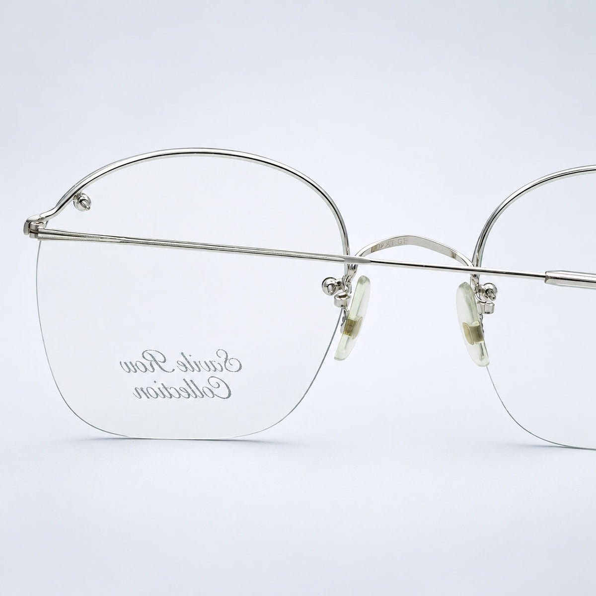 SAVILE ROW ENGLAND Rimway Rhodium 54x22mm Eyewear FRAMES RX Optical - New NOS
