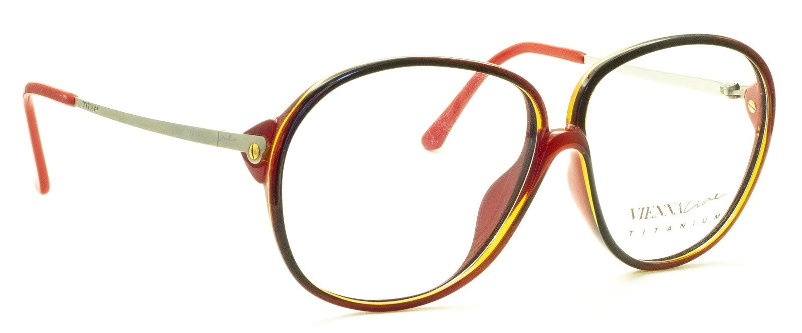VIENNA LINE Titanium 1382 30 55mm Vintage RX Optical Eyewear FRAMES New -Austria