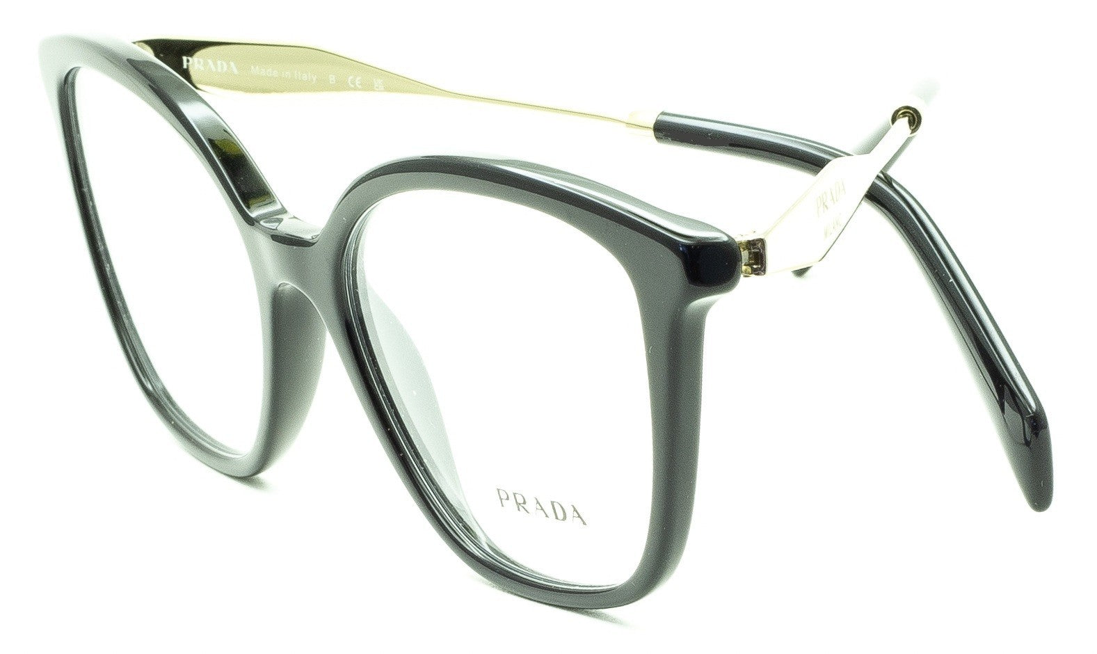 PRADA VPR 02Z 1AB-1O1 52mm Eyewear FRAMES RX Optical Eyeglasses Glasses - Italy