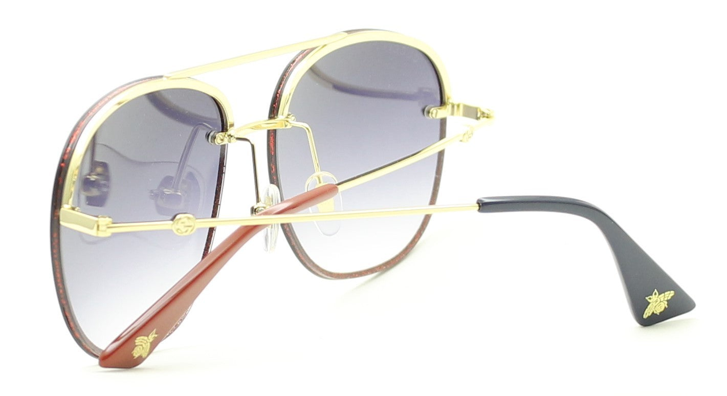 GUCCI GG 0227S 006 62mm Pilot Sunglasses Shades Eyewear Frames - New Japan