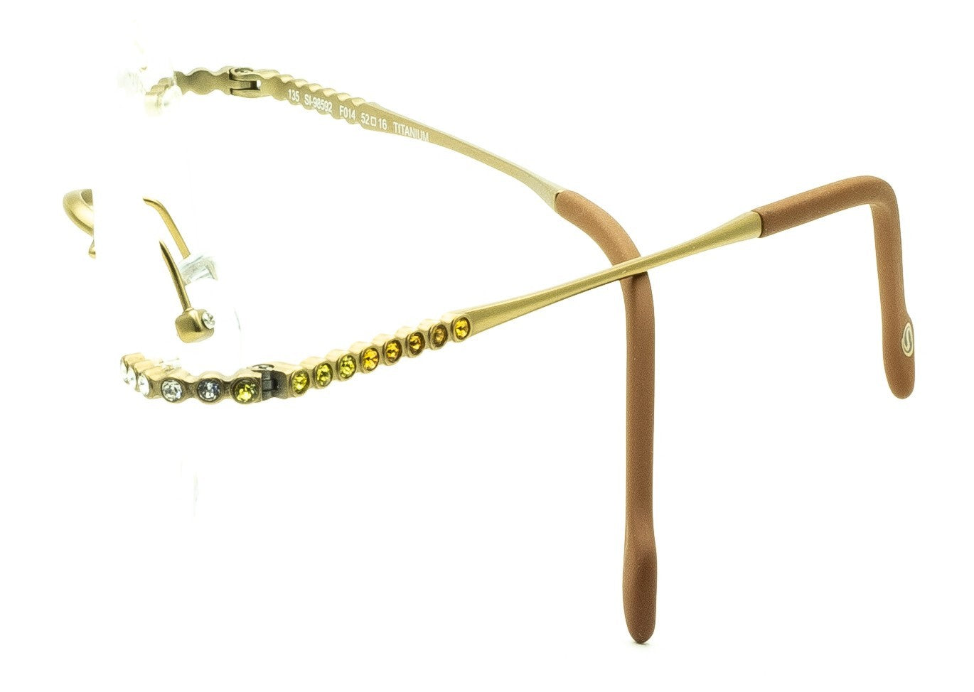 STEPPER SI-98592 F014 52mm Titanium Eyewear FRAMES RX Optical Eyeglasses Glasses