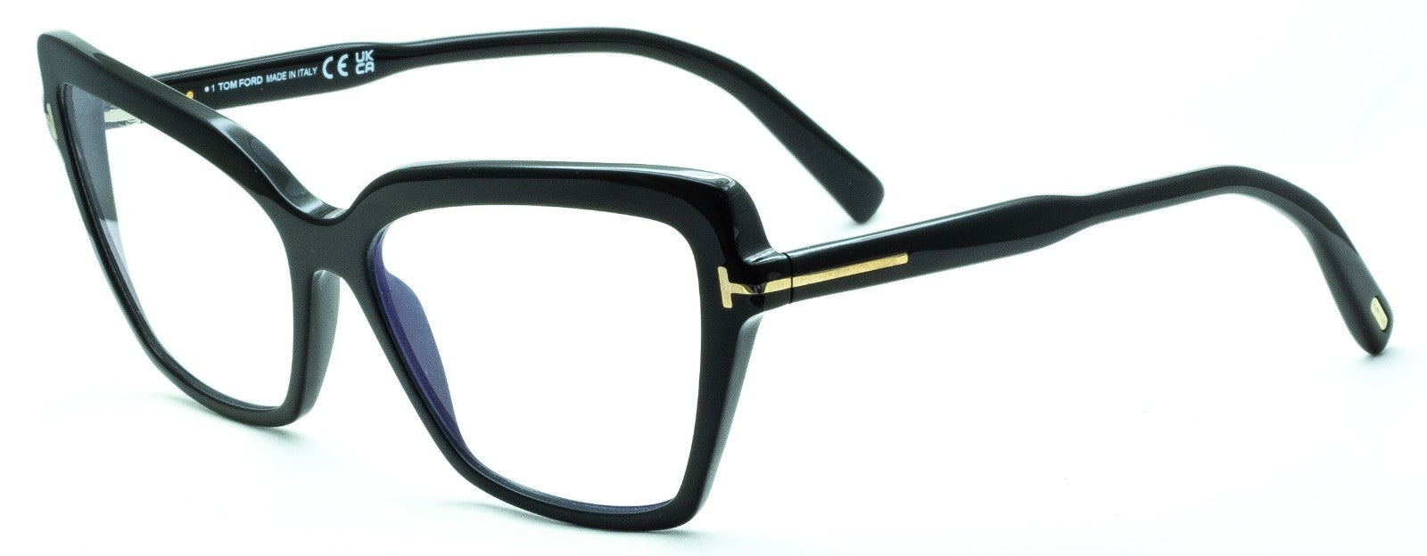 TOM FORD TF5948-B 001 55mm Blue Block Glasses Frames Eyewear RX - New BNIB Italy