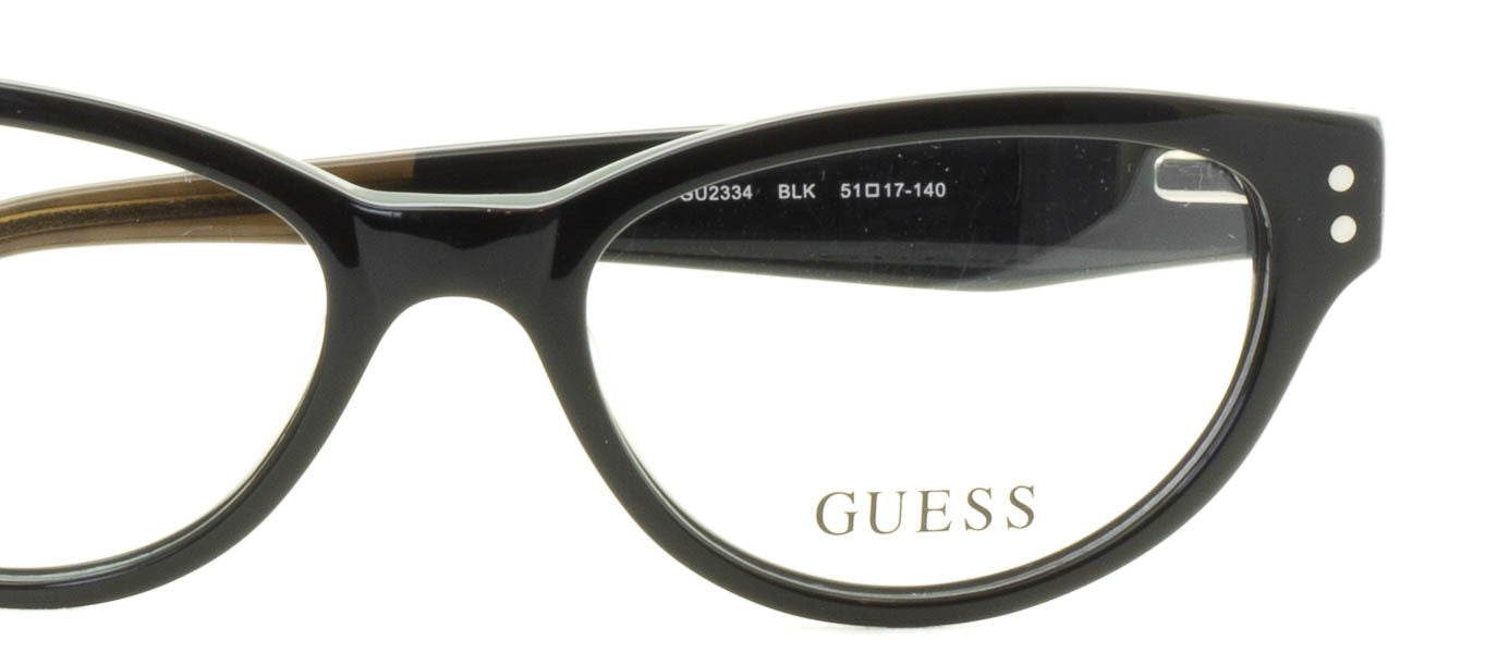 GUESS GU2334 BLK 51mm Eyewear FRAMES Glasses Eyeglasses RX Optical - BNIB New