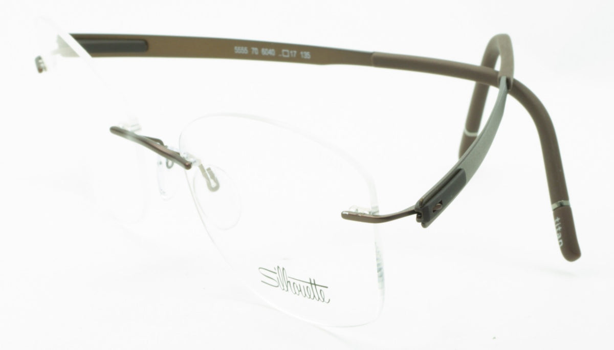 SILHOUETTE TITAN 5555 70 6040 55mm Eyewear FRAMES RX Optical Glasses-New Austria