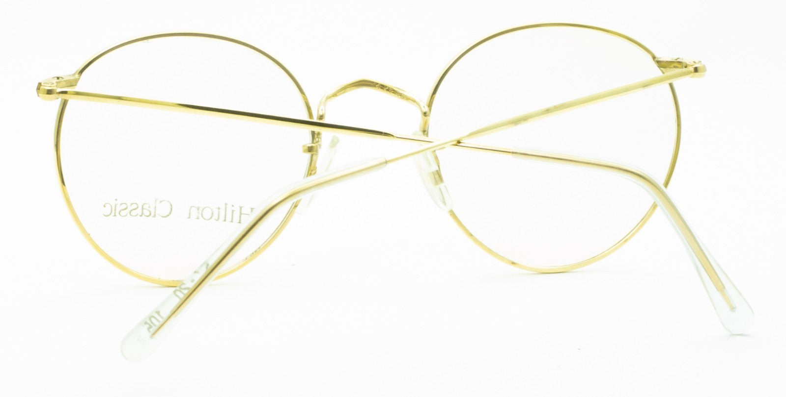 Hilton Classic 1 (SAVILE ROW) Panto Gold 47x20mm FRAMES RX Optical Glasses - NOS