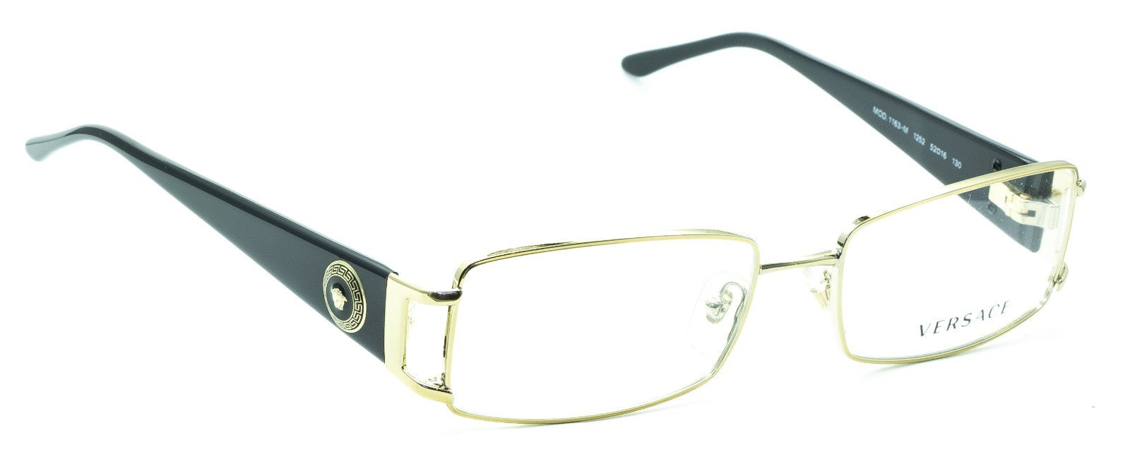 VERSACE 1163-M 1252 52mm Eyewear FRAMES Glasses RX Optical Eyeglasses New -Italy